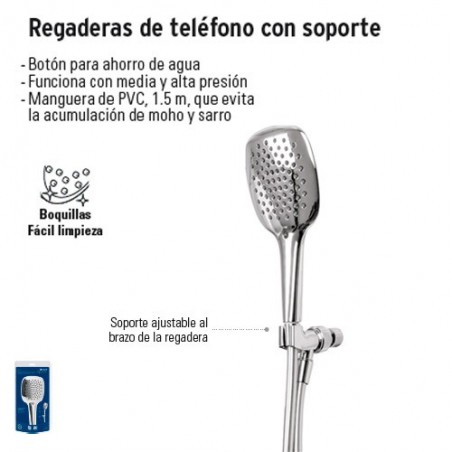 Regaderas de Teléfono con Soporte FOSET