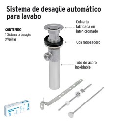 Sistema de Desagüe Automático para Lavabo FOSET