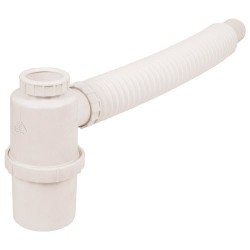 Céspol Flexible de Bote sin Contra para Fregadero 1 1/2" de Polipropileno FOSET