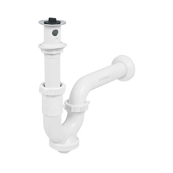 Céspol de Polipropileno para Lavabo de 1 1/4" con Cubierta Cromada FOSET