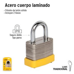 Ficha Tecnica Juegos de 4 candados de acero cuerpo laminado, en blíster