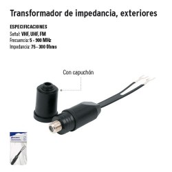 Transformador de Impedancia Exteriores VOLTECK