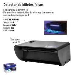 Detector de billetes falsos, Volteck, Otros Artículos, 48400