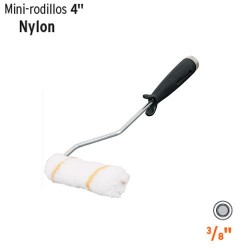Mini-Rodillo de Nylon para Aplicación de Esmaltes 4" TRUPER