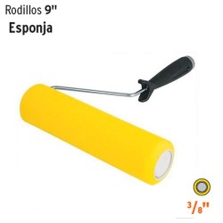 Rodillo de Esponja para Superficies Lisas 9" TRUPER