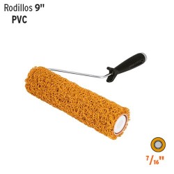 Rodillo de PVC para Aplicación de Pastas y Acabados Texturizados 9" TRUPER