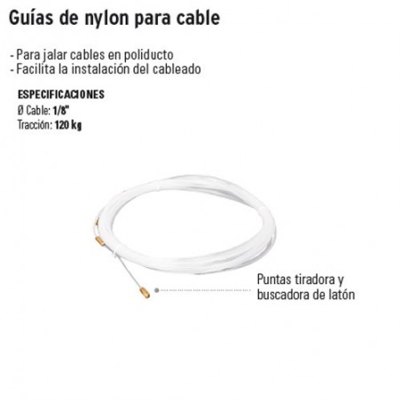 Guias de Nylon para Cable TRUPER