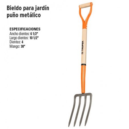 Bieldo para Jardín Puño Metálico