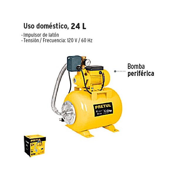 Bomba Hidroneumatica Uso Domestico PRETUL Bomba Hidroneumatica Uso Domestico PRETUL