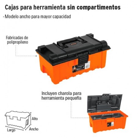 Caja para Herramienta sin Compartimentos TRUPER