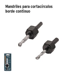 Mandriles para Cortacirculos Borde Continuo TRUPER