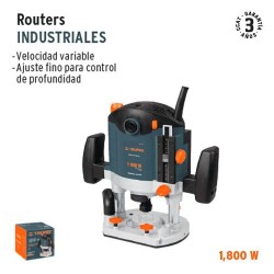 Rebajadora Router Industrial 1200 W TRUPER