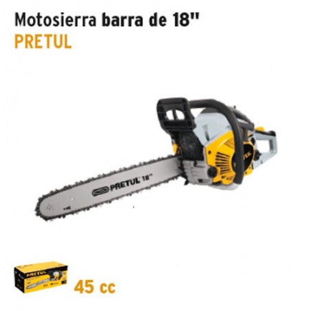 Motosierra Barra de 18''  PRETUL