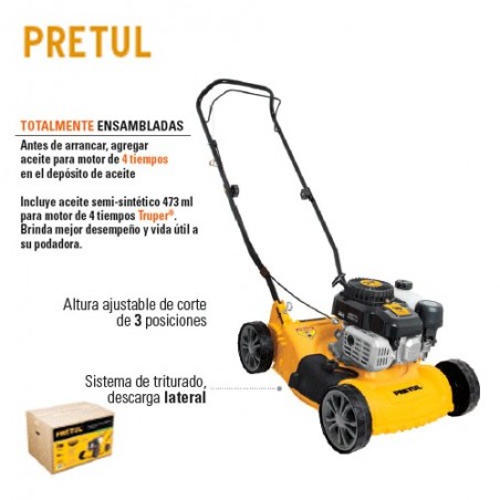 Podadoras con Motor a Gasolina 3 HP PRETUL