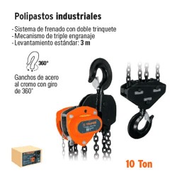 Polipasto Industrial de 5 Toneladas TRUPER