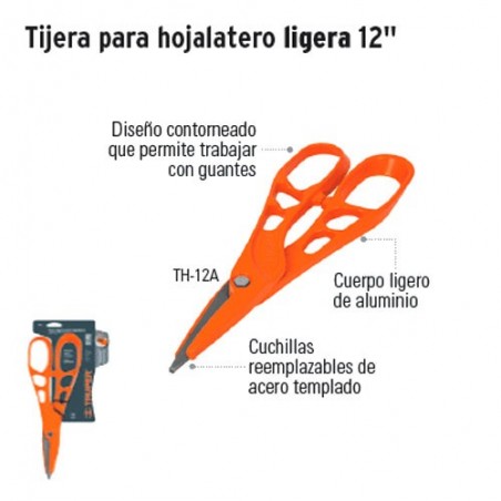 Tijera para Hojalatero Ligera 12'' TRUPER