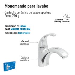 Manomando para Lavabo FOSET