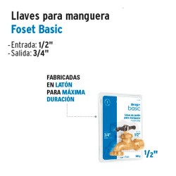 Llaves para Manguera FOSET