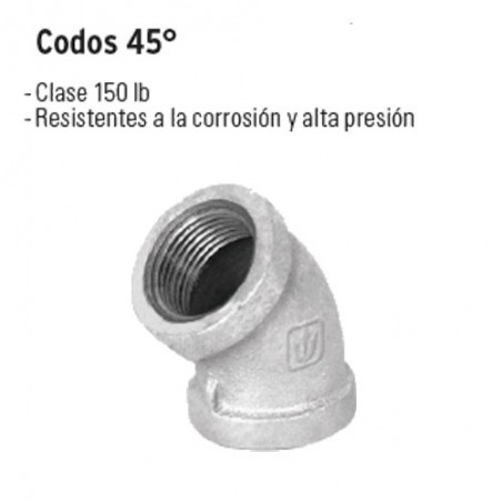 Codo 45º FOSET