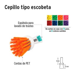 Cepillo Tipo Escobeta KLINTEK