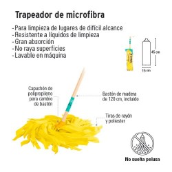 Trapeador de Microfibra KLINTEK