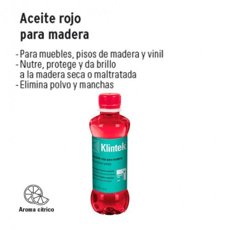Aceite Rojo para Madera KLINTEK