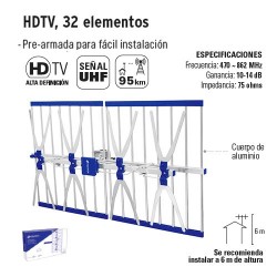 HDTV 32 Elementos VOLTECK