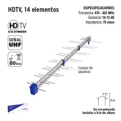 HDTV 15 Elementos VOLTECK