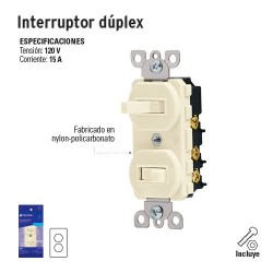 Interruptor Dúplex VOLTECK