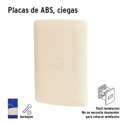 Placas de ABS Ciegas VOLTECK