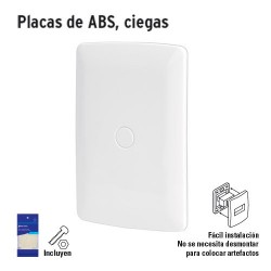 Placas de ABS Ciegas VOLTECK