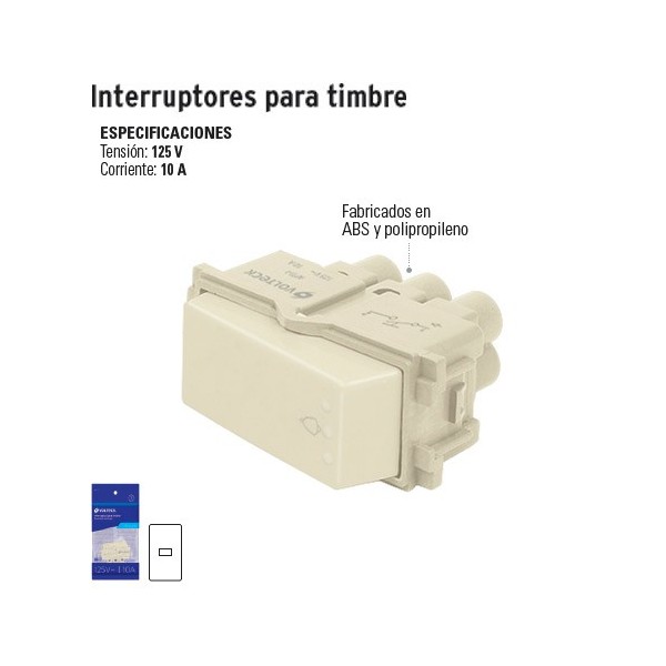 Interruptores para Timbre VOLTECK