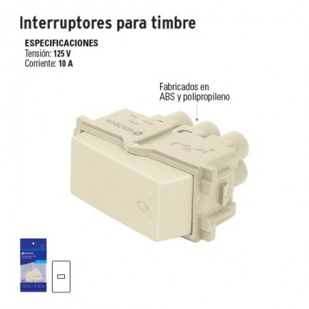 Interruptores para Timbre VOLTECK