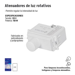 Atenuadores de Luz Rotativo VOLTECK