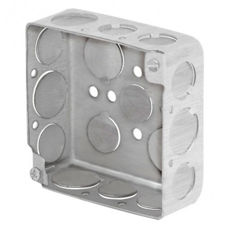 Caja y Tapa 4 x 4 Cuadrada Redorzada VOLTECK