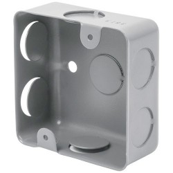 Caja y Tapa 3 x 3 Cuadrada Economica VOLTECK