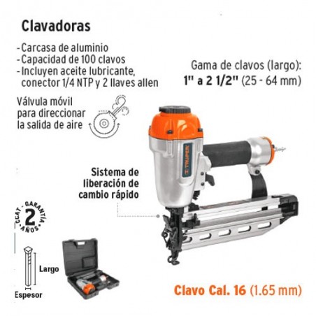 Clavadora Neumatica  TRUPER