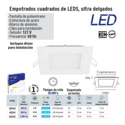 Empotrado Cuadro de LED Ultra Delgados VOLTECK