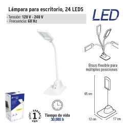 Lampara para Escritorio 24 LEDS VOLTECK