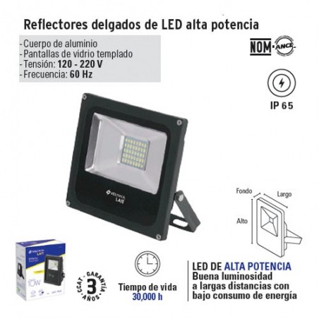 Reflector Ultra Delgado de LED VOLTECK