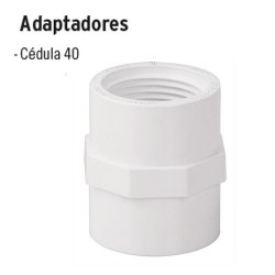 Adaptadores de PVC Hidráulico FOSET