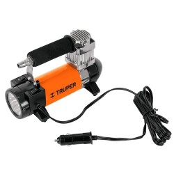 Compresor de 12 V para Auto con Linterna TRUPER