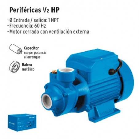 Bombas Perifericas 1/2 HP FOSET