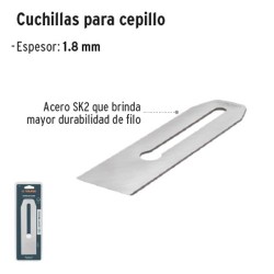Cuchillas para Cepillo TRUPER
