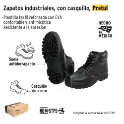 Zapatos Industriales Con Casquillo PRETUL