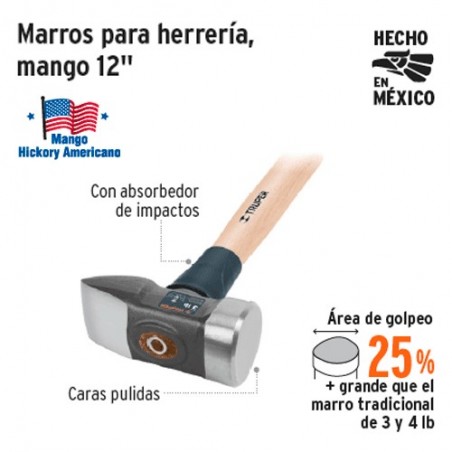 Marro para Herreria Mango 12" TRUPER