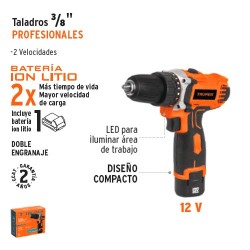 Taladro 3/8" Profesional TRUPER