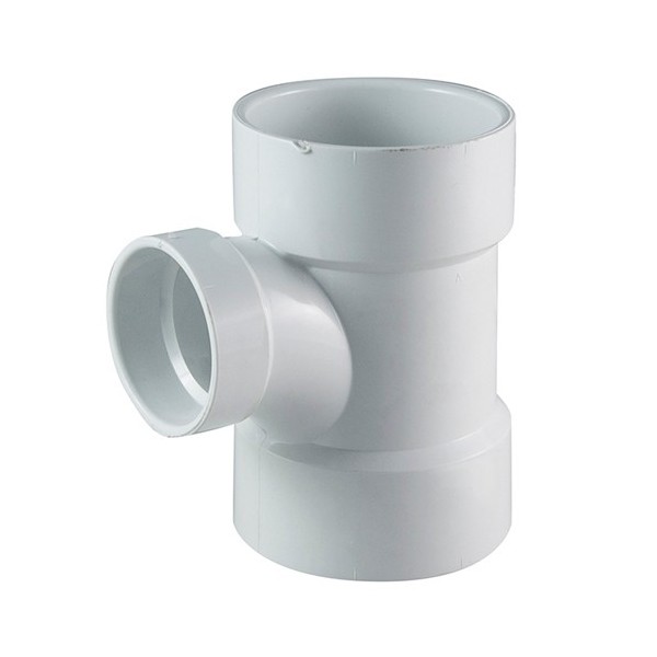 Tee Reducida 4" a 2" de PVC