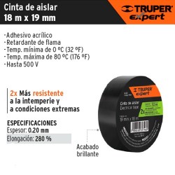 Ficha Tecnica Cintas de aislar, 18 m x 19 mm