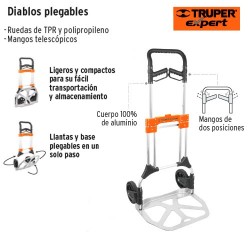 Diablo Plegable de Aluminio 200 kg TRUPER